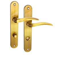 Ручки на планке Финг д/п 72 WC OGR бронза
